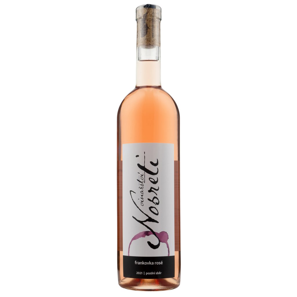 Frankovka rosé 2021, polosuché, classic, Vinařství Nosreti