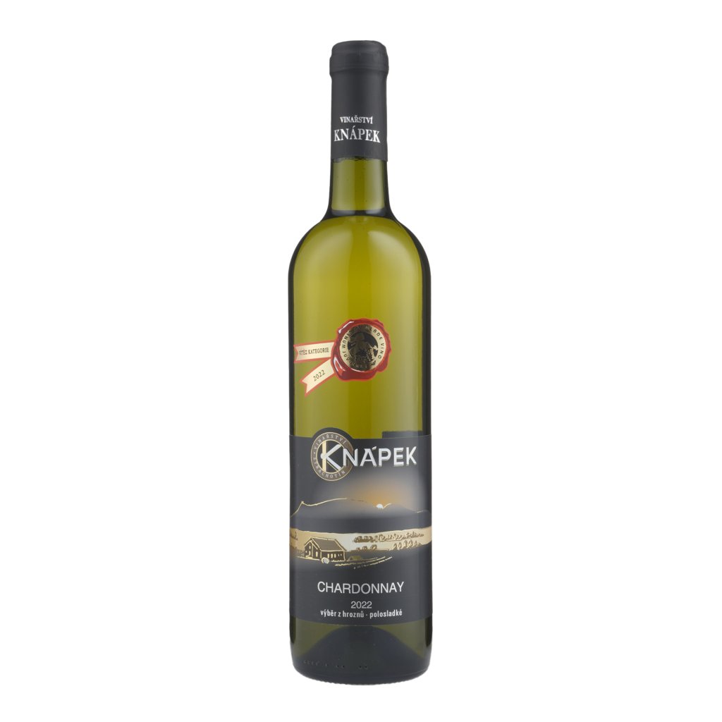Chardonnay 2022, polosladké, Vinařství Knápek s.r.o.