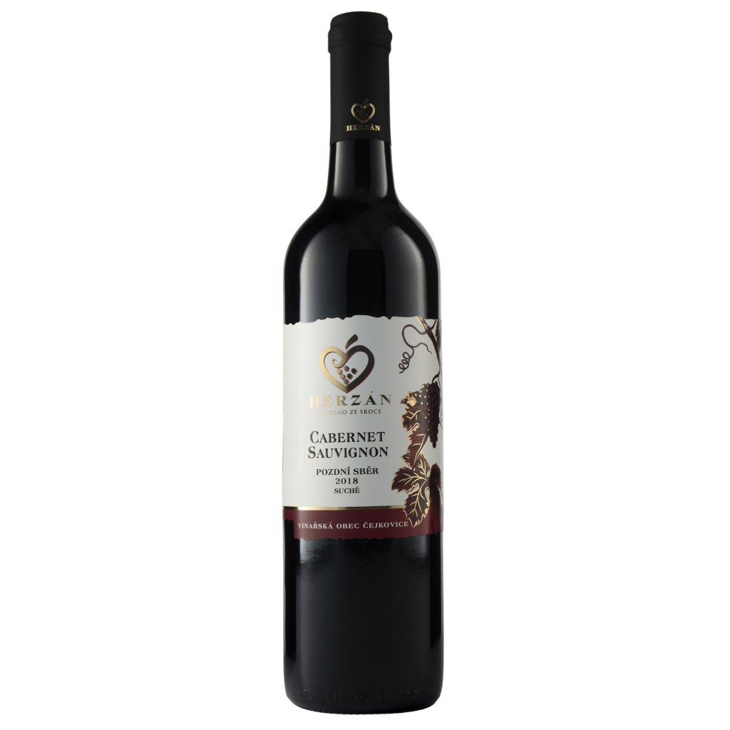 Cabernet Sauvignon 2018, suché, Víno Herzán