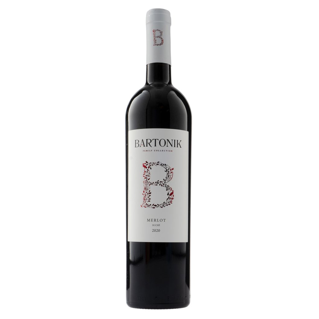 Merlot 2020, suché, Bartonik - rodinné vinařstvíí