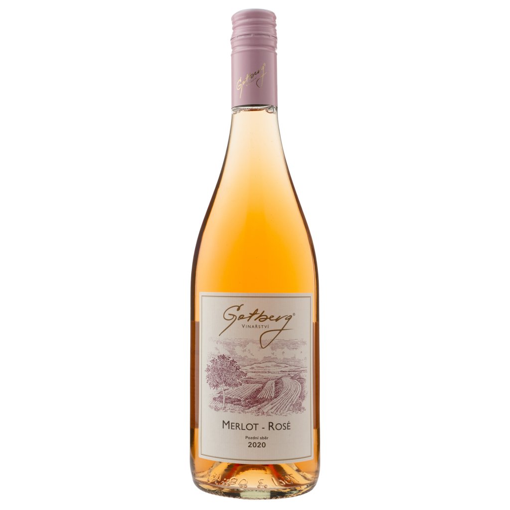 Merlot rosé 2020, polosuché, Gotberg,