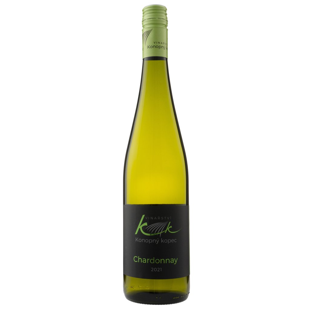 Chardonnay 2021, polosladké, Vinařství Konopný kopec