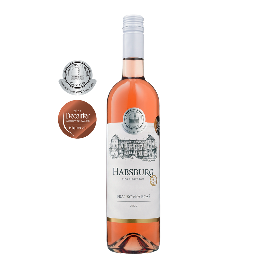 Frankovka Rosé 2022, polosuché, Vinárstvo Habsburg