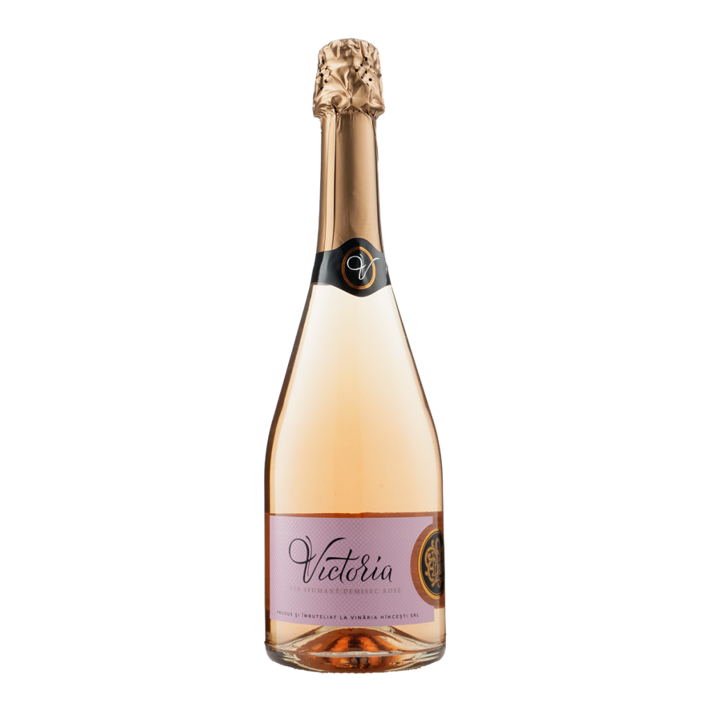 Victoria sekt rosé 2021, polosuché, Vinaria Hincesti