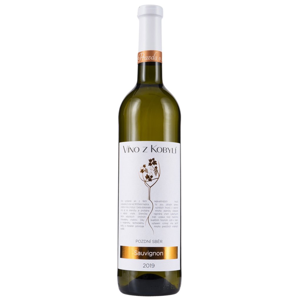 Sauvignon 2019, polosuché, Víno z Kobylí