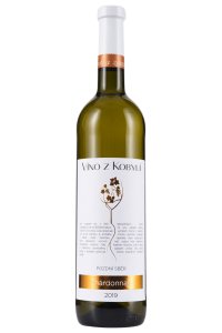 Chardonnay 2019, polosuché, Víno z Kobylí