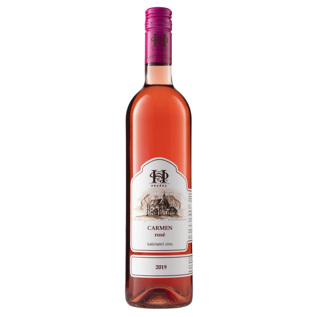 CARMEN Rosé 2019, polosladké, Vinařství Pavel Hruška