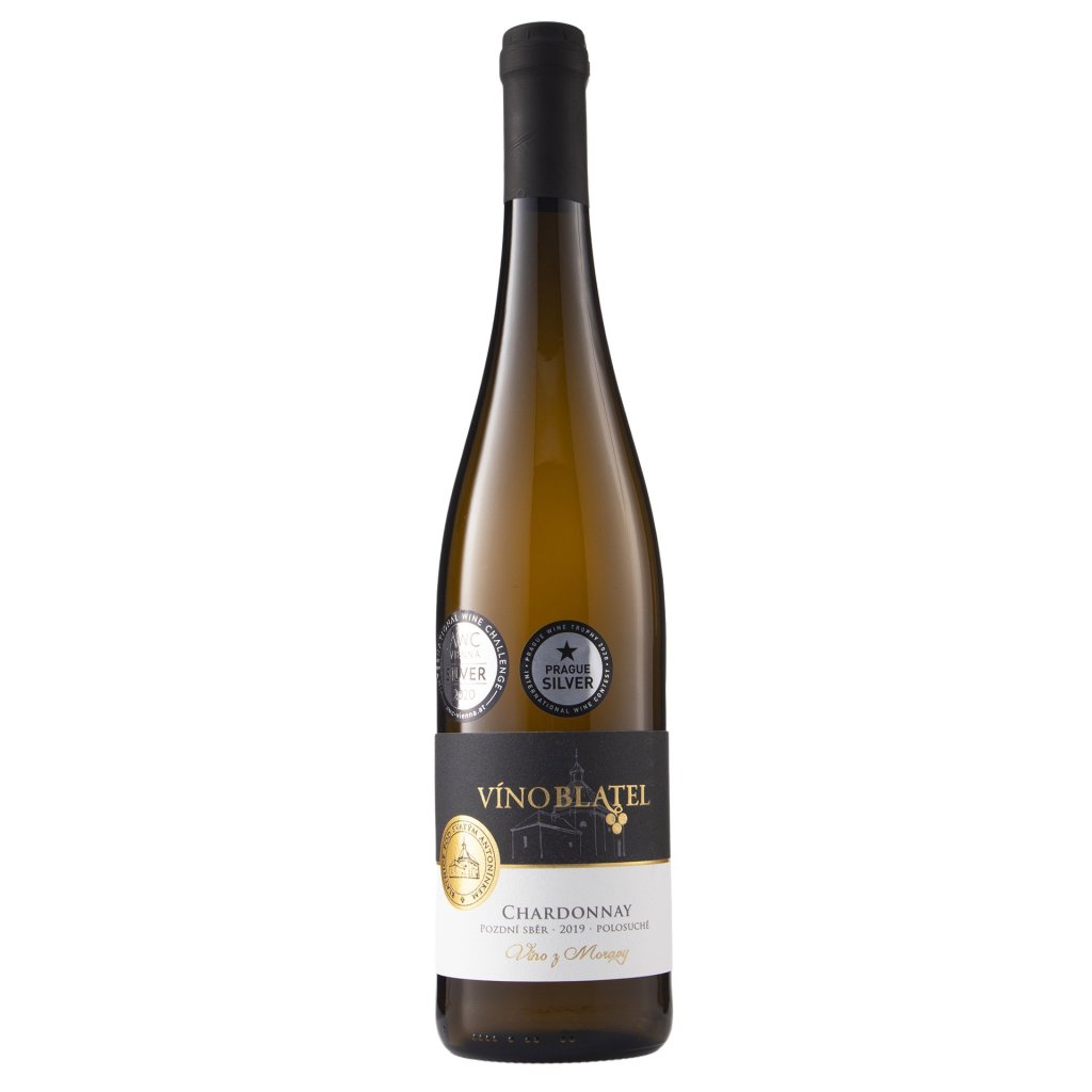 Chardonnay 2019, polosuché, VÍNO BLATEL