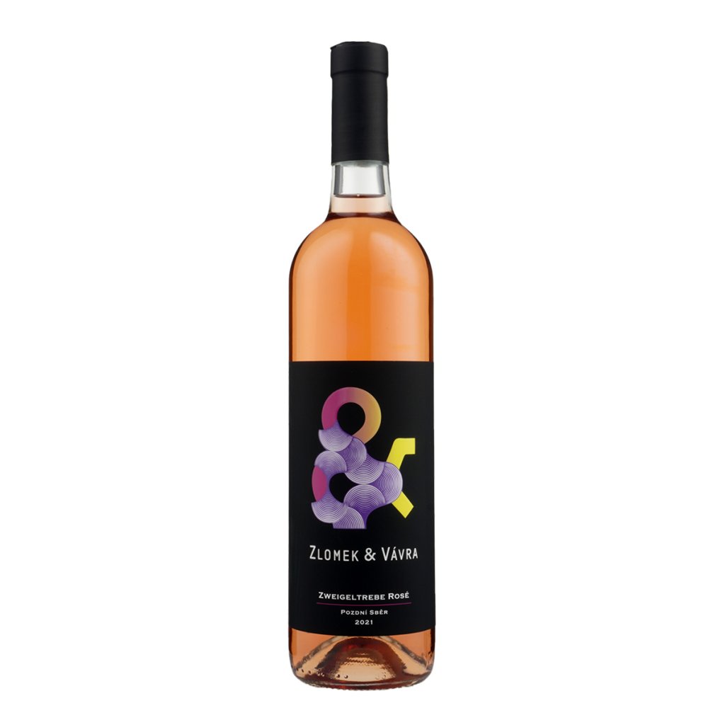 Zweigeltrebe Rosé 2021, polosladké, ZLOMEK & VÁVRA