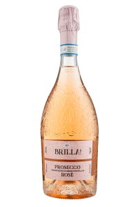 Prosecco Spumante Rosé, Extra Dry, BRILLA