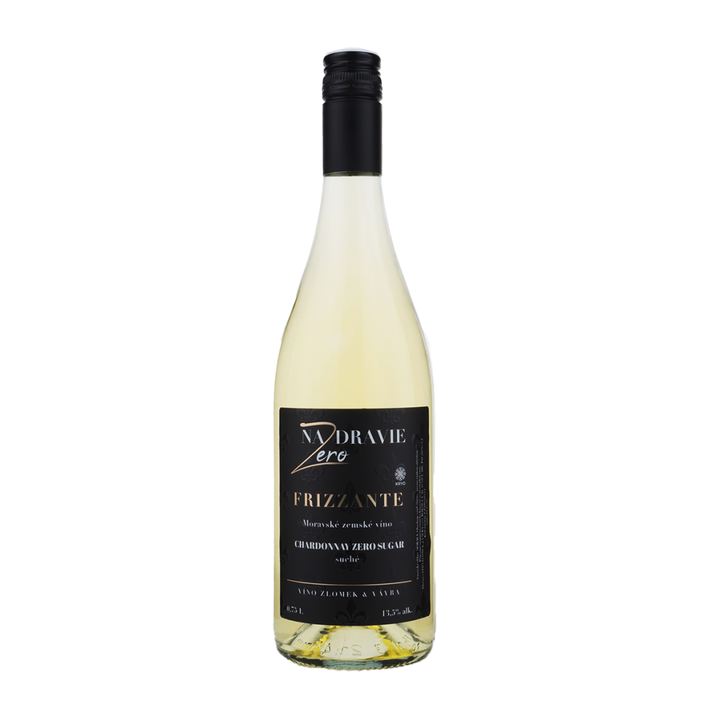 Chardonnay Frizzante, suché,  Nazdravie Zero
