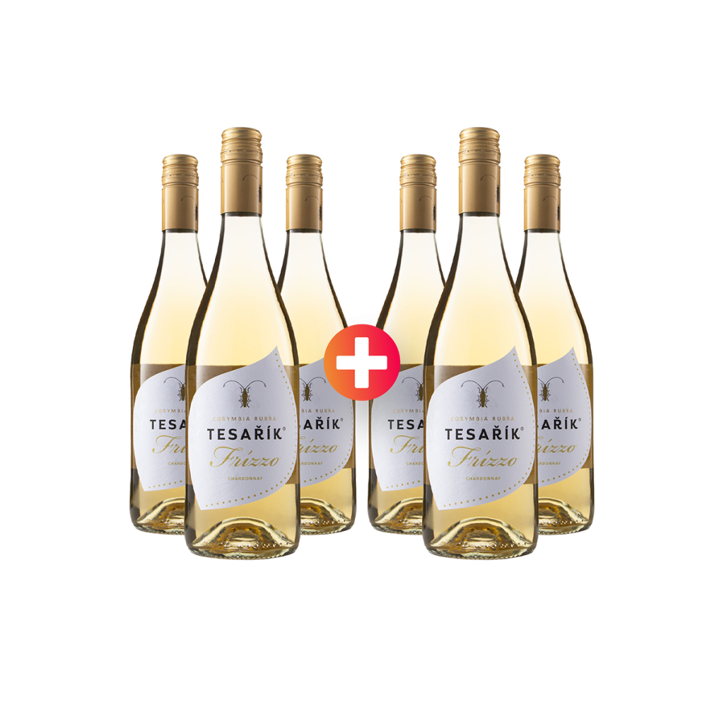3 + 3 ZADARMO Frízzo Chardonnay 2019, polosuché, Vinařství Tesařík