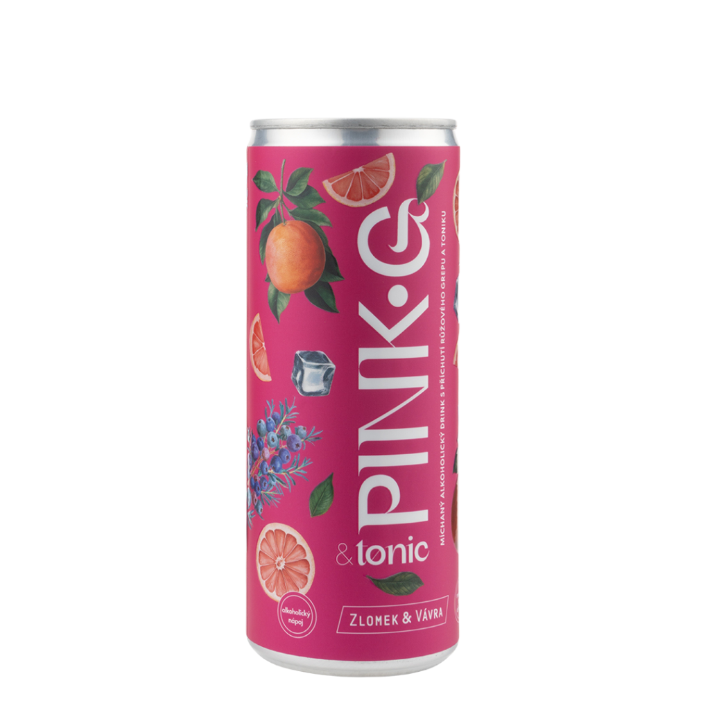 PINK GREP & TONIC, horkosladké, ZLOMEK & VÁVRA